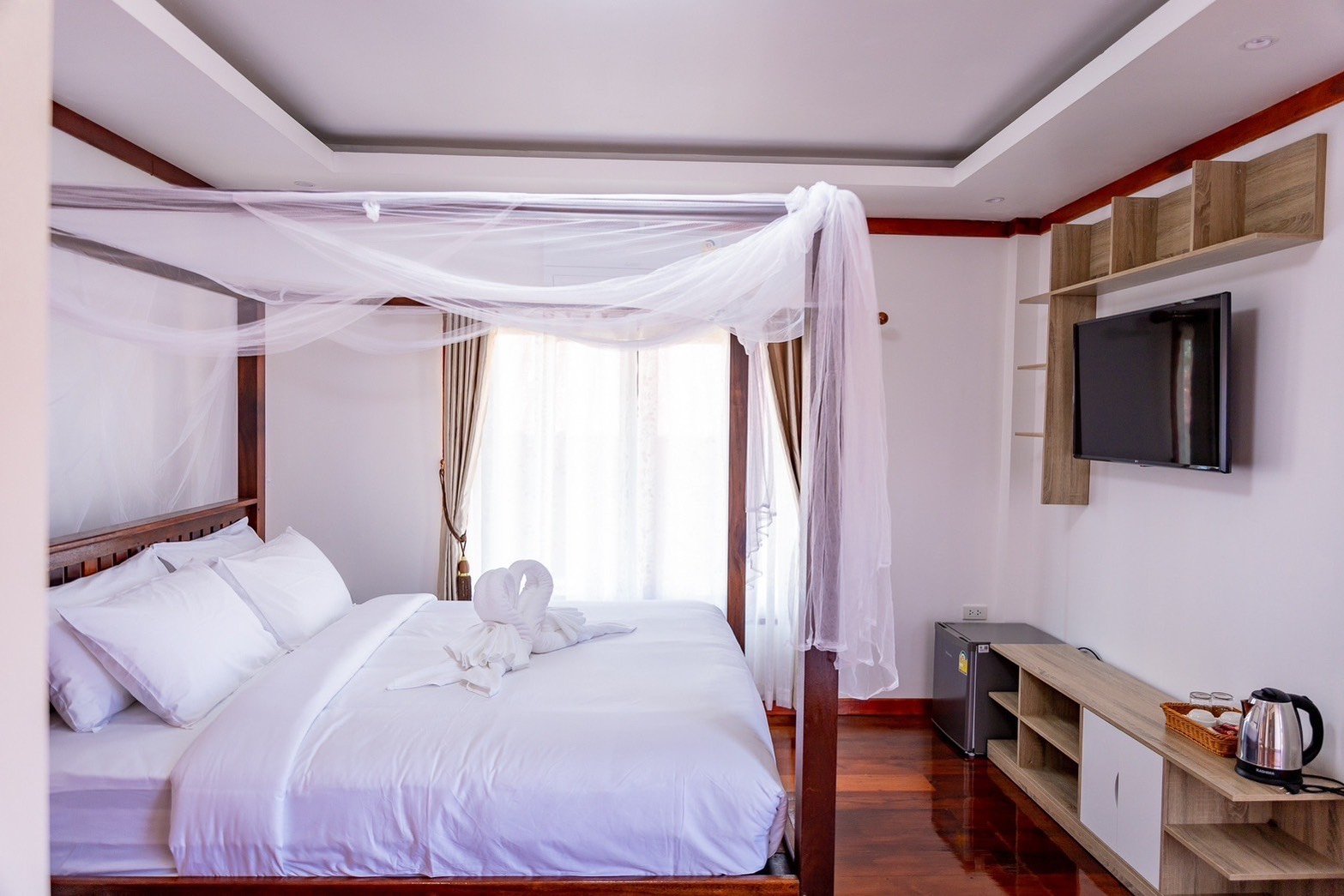 ห้องเตียงเดี่ยว 6 ฟุต HR Resort บึงโขงหลง
